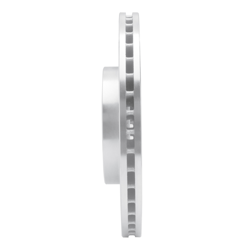 Honda CR-V Brake Rotor (1) - Front Right - R1 Concepts - Drilled & Slotted - Silver - `12-`16